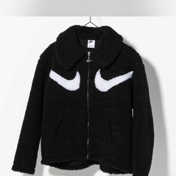 Nike Jackets & Blazers - Nike swoosh sherpa